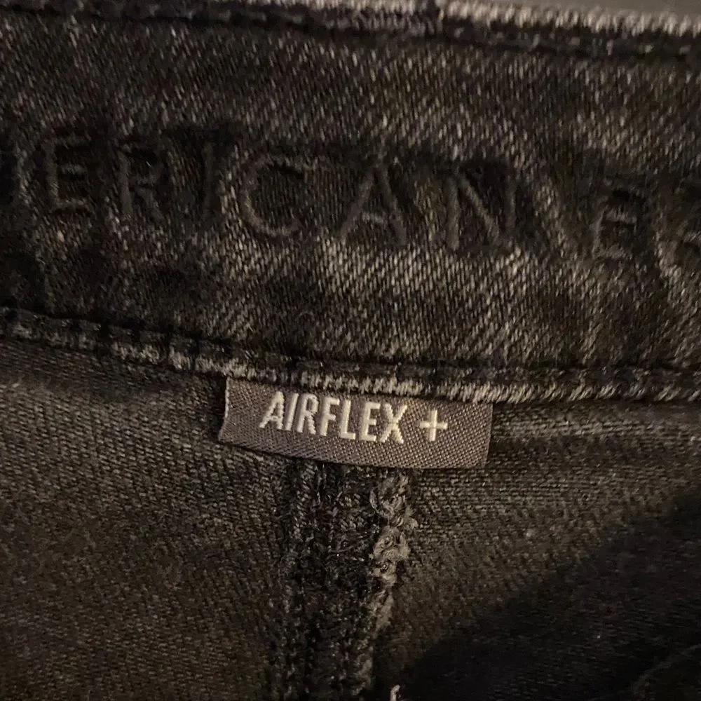 American Eagle Outfitters Black Straight Jeans 28x32